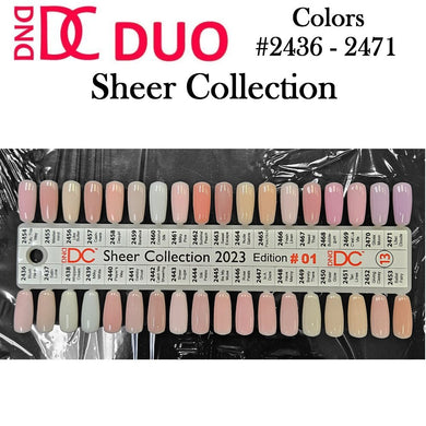 DND DC (2436-2471) Gel Polish & Nail Lacquer Duos 