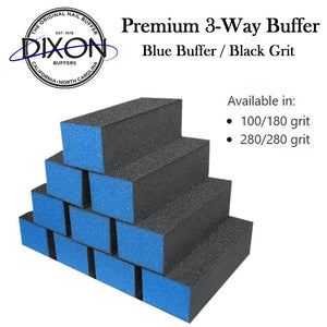 Dixon 3 Way Buffer - Blue with Black Grit (100/180) (280/280)