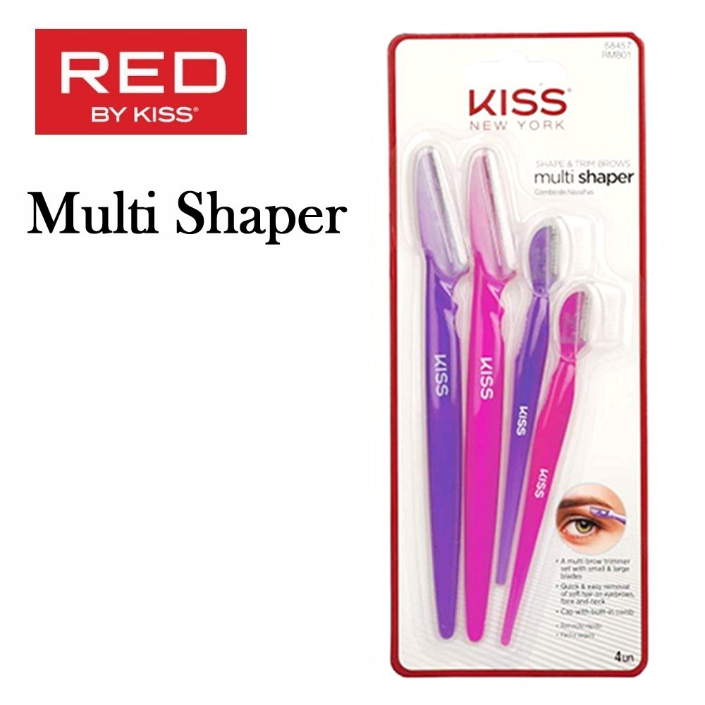 Kiss Multi Brow Trimmer, 4 Pieces (RMB01)