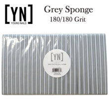 Young Nails Nail File, Gray Sponge 180/180 Grit