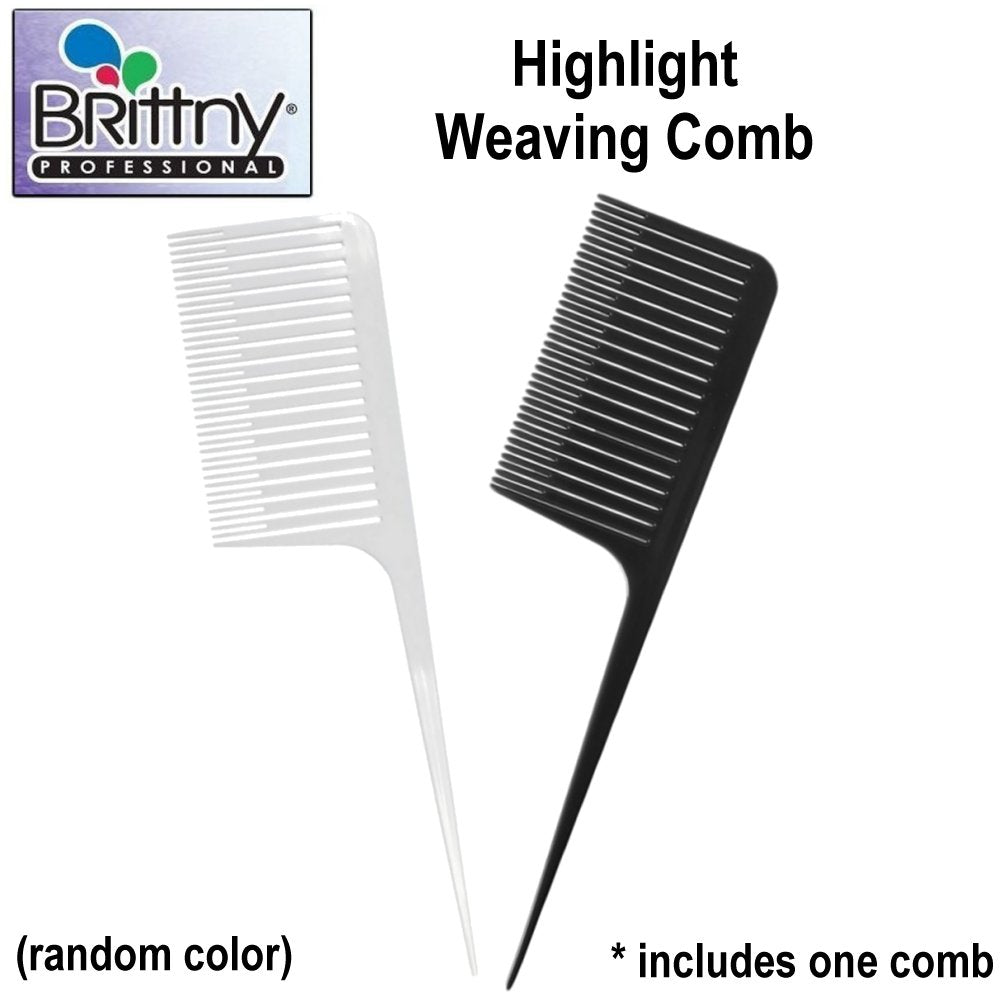 Brittny Comb, Highlight Weaving Comb (BRC50) [random color]