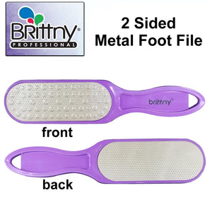 Brittny 2 Sided Metal Foot File (BR1646)