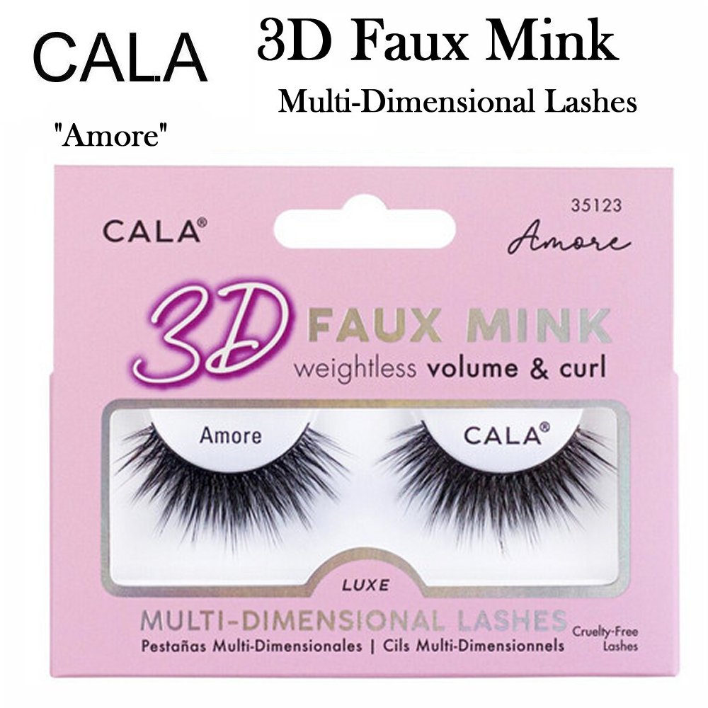 Cala 3D Faux Mink Multi-Dimensional Lashes, Amore (35123)