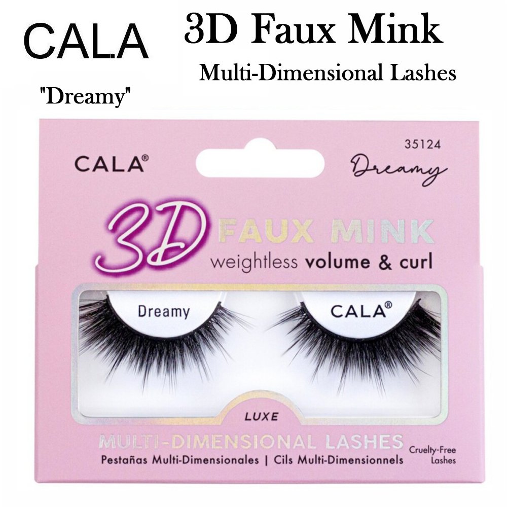 Cala 3D Faux Mink Multi-Dimensional Lashes, Dreamy (35124)