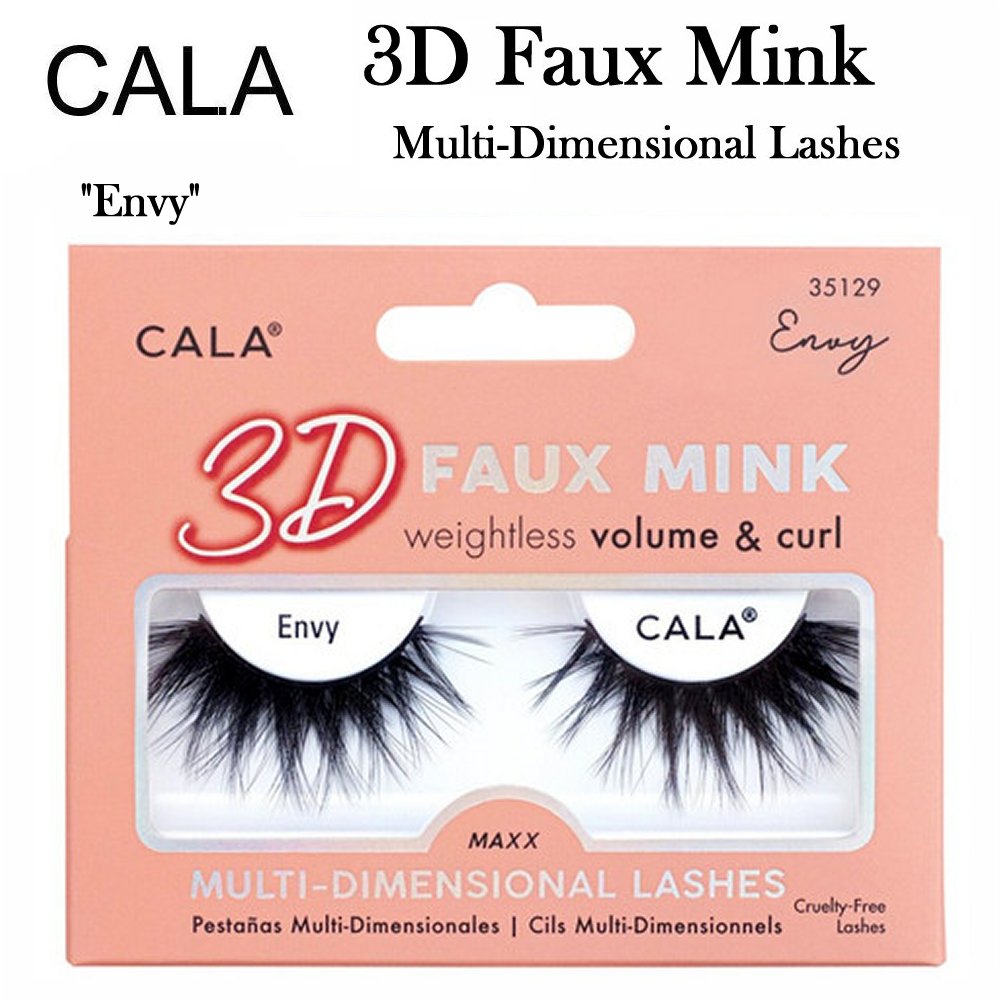 Cala 3D Faux Mink Multi-Dimensional Lashes, Envy (35129)