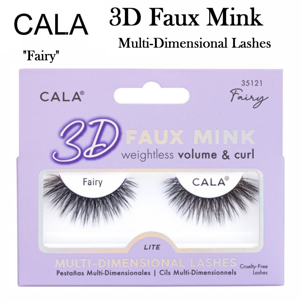 Cala 3D Faux Mink Multi-Dimensional Lashes, Fairy (35121)