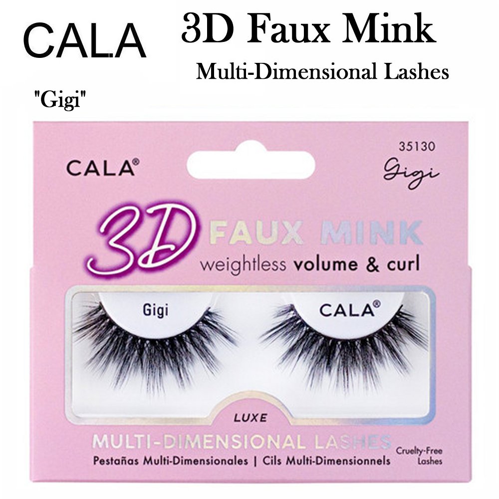 Cala 3D Faux Mink Multi-Dimensional Lashes, Gigi (35130)