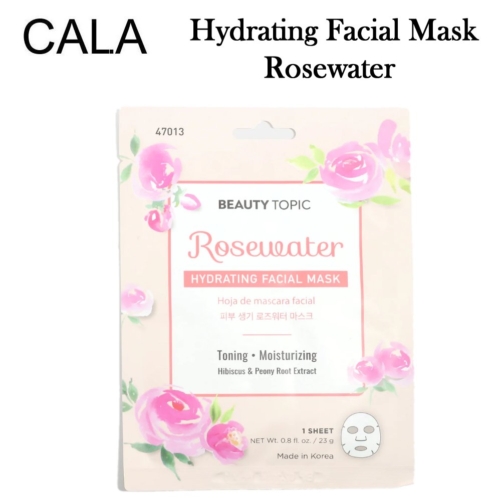Cala Hydrating Facial Mask, Rosewater 0.8 oz (47013)