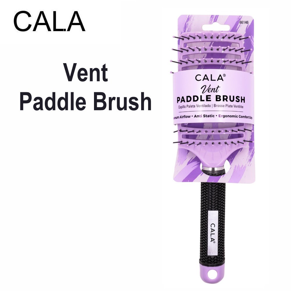 Cala Brush, Vent Paddle Brush,  Lavender (66146)