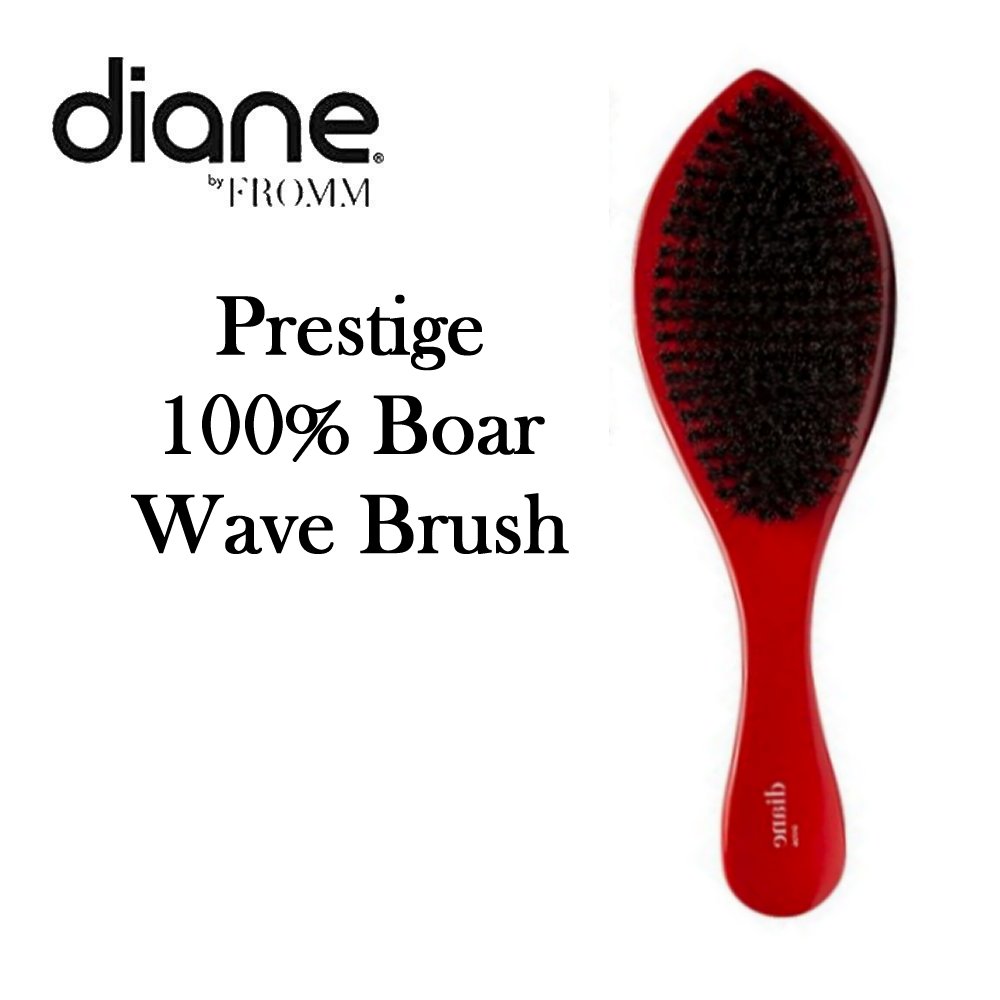 Diane Brush, Red Prestige 100% Boar Wave Brush (D1726)