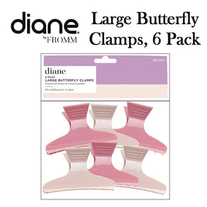 Diane Clips, Large Butterfly Clamps, 6-Pack (DEC024)