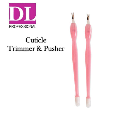 DL Professional Cuticle Trimmer & Pusher, 2 pieces (DL-162)