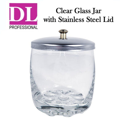 DL Professional Clear Glass Liquid Jar with Lid (DL-C288)