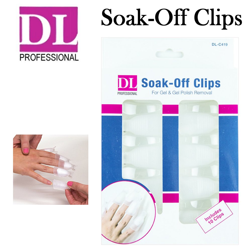 DL Professional Soak- Off Clips, (DL-C419)