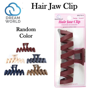 Dream World Clips, Matte Hair Jaw Clip (BR2730-3)