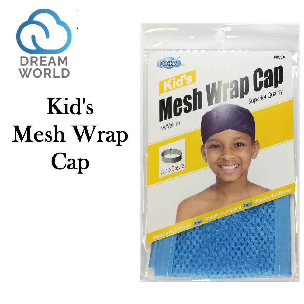 Dream World Cap, Kid's Mesh Wrap Cap (059A) [Random Color]