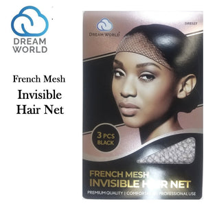 Dream World Hair Net, French Mesh Invisible Hair Net (DRE127)