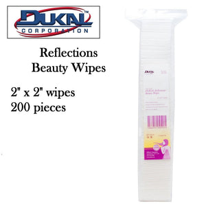 Dukal Reflections Beauty Wipes, 2" x 2", 200 Pieces (900340)