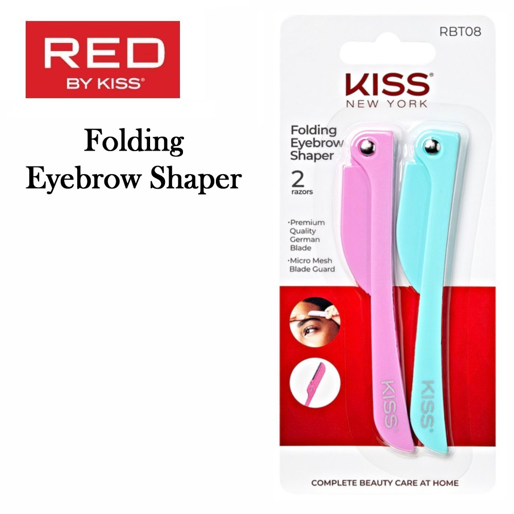 Kiss Folding Eyebrow Shaper, 2 Pieces (RBT08)