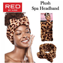 RED by KISS Headband, Plush Spa Headband, Leopard (HQ908)