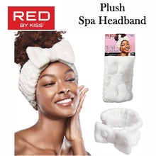 RED by KISS Headband, Plush Spa Headband, White (HQ906)