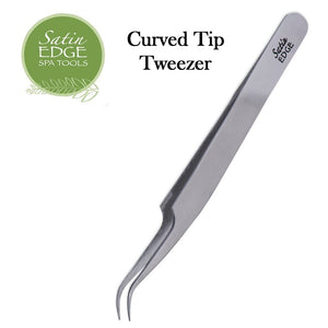 Satin Edge Curved Tip Tweezer (SE2114)