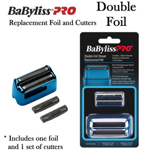 BaByliss PRO Double Foil Replacement Head and Cutters (Assorted Colors)