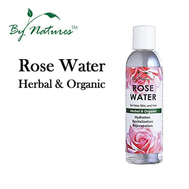 By Natures Rose Water Herbal & Organic, 6 oz