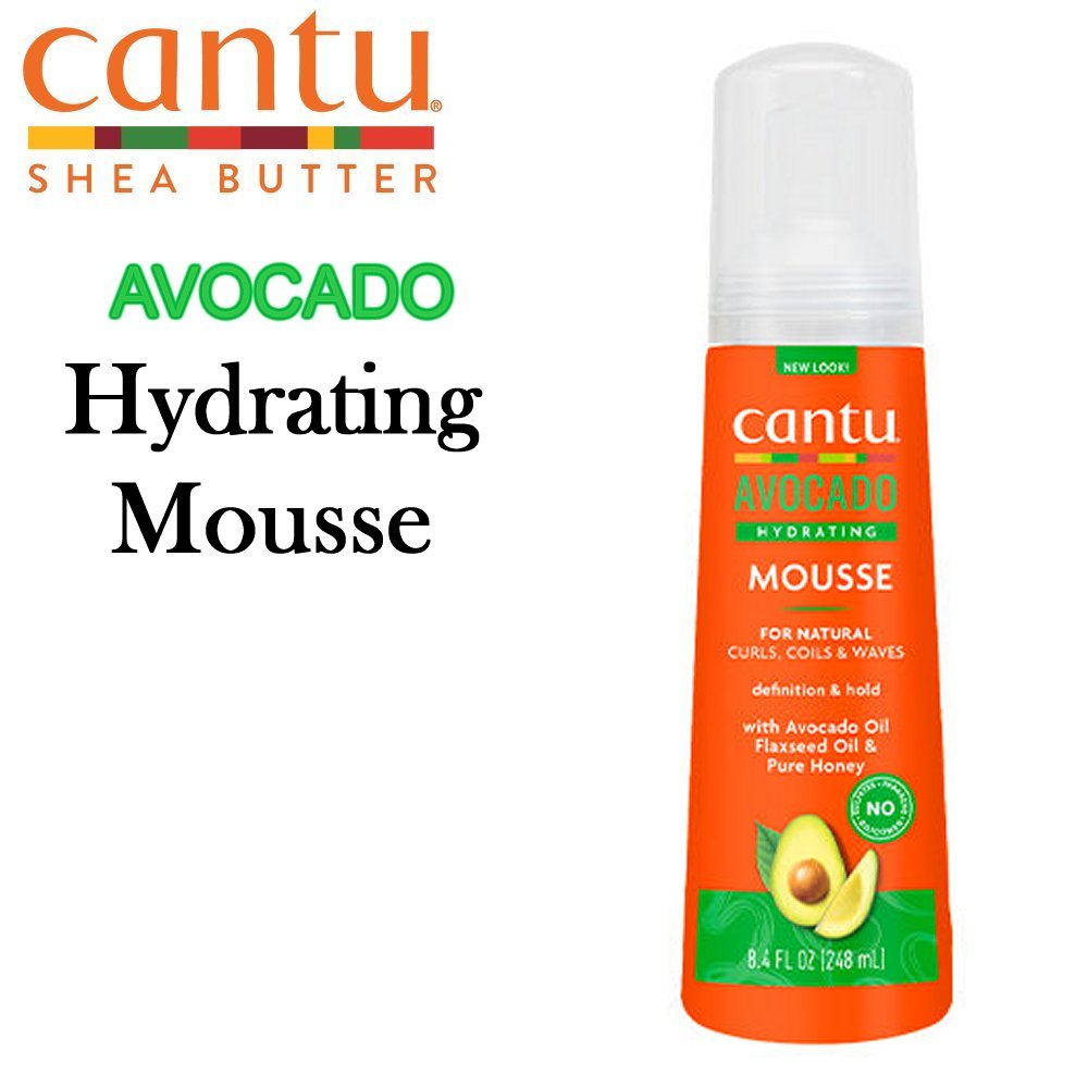 Cantu Avocado Hydrating Mousse, 8.4 oz