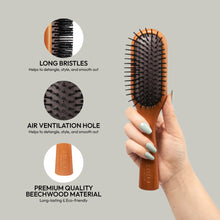 Red by Kiss Brush, Beechwood Styling Mini Hair Brush (HH203)