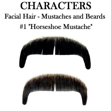 Characters Facial Hair, Mustache #1 