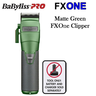 BabylissPro FXOne Matte Green Clipper (LFX899GC) - Tool Only