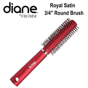 Diane Brush, 3/4" Royal Satin Round Brush (D9178)