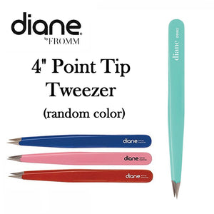 Diane 4" Point Tip Tweezer (D9182) [Random Color]