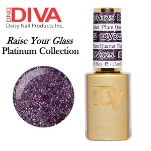 DND DIVA Duo Matching Gel Polish & Nail Lacquer (#291 - #327) "Raise Your Glass"