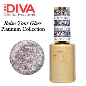 DND DIVA Duo Matching Gel Polish & Nail Lacquer (#291 - #327) "Raise Your Glass"