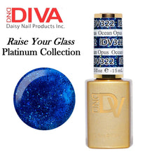 DND DIVA Duo Matching Gel Polish & Nail Lacquer (#291 - #327) "Raise Your Glass"