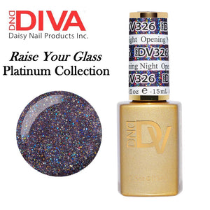 DND DIVA Duo Matching Gel Polish & Nail Lacquer (#291 - #327) "Raise Your Glass"