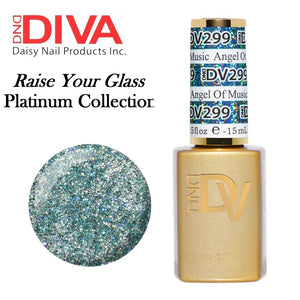 DND DIVA Duo Matching Gel Polish & Nail Lacquer (#291 - #327) "Raise Your Glass"