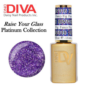 DND DIVA Duo Matching Gel Polish & Nail Lacquer (#291 - #327) "Raise Your Glass"