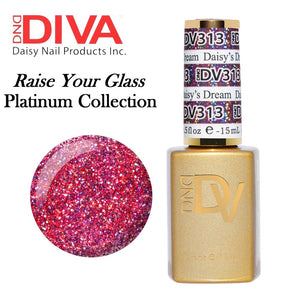 DND DIVA Duo Matching Gel Polish & Nail Lacquer (#291 - #327) "Raise Your Glass"