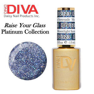 DND DIVA Duo Matching Gel Polish & Nail Lacquer (#291 - #327) "Raise Your Glass"