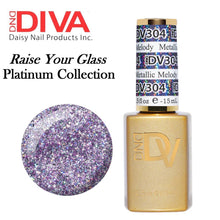 DND DIVA Duo Matching Gel Polish & Nail Lacquer (#291 - #327) "Raise Your Glass"