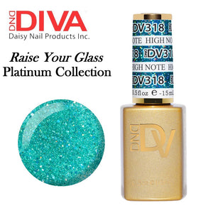 DND DIVA Duo Matching Gel Polish & Nail Lacquer (#291 - #327) "Raise Your Glass"