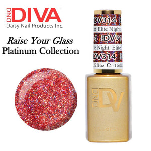 DND DIVA Duo Matching Gel Polish & Nail Lacquer (#291 - #327) "Raise Your Glass"