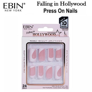 Ebin New York Falling in Hollywood Press on Nails