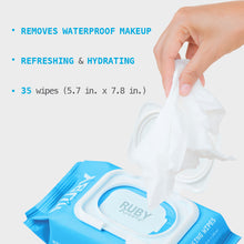 Ruby Kisses Micellar Waterproof Makeup Removing Wipes, Witch Hazel (RMR01D)