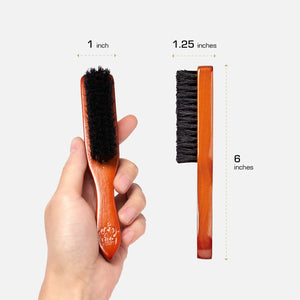 Red by Kiss Brush, Premium Beard Brush, Long (BR202)