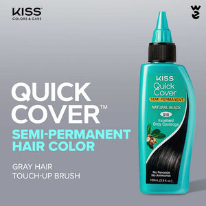 Kiss Quick Cover Semi-Permanent "Natural Black" (Q1B)