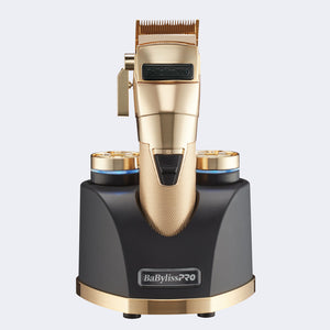 BaBylissPRO SnapFX Clipper (GOLD Limited Edition) - with Snap In/Snap Out Dual Lithium Battery System